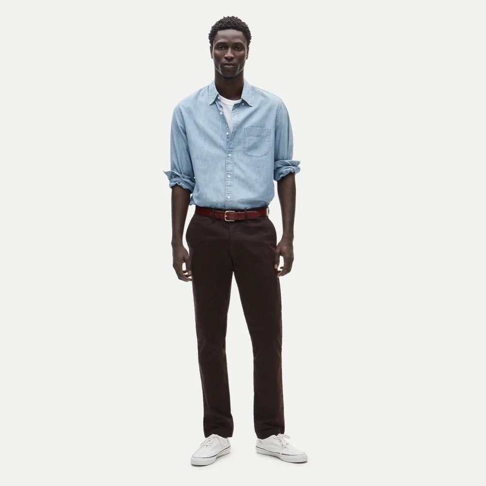NWT J.Crew 484 Slim-Fit Stretch Chino Pant in Inky Mocha